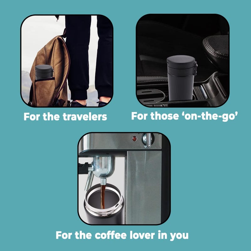 The Better Home 380 ml Insulated Coffee Cup Tumbler Double Walled 304 Stainless Steel Leakproof Hot and Cold Water for Office 6 hrs hot Cold - Image 5