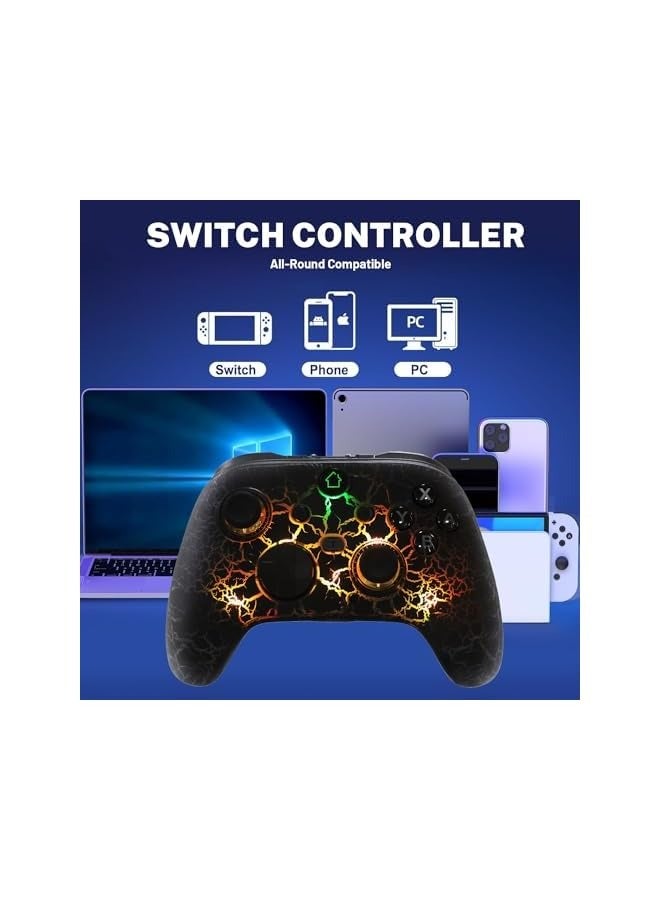 بروماس [تحتاج إلى ترقية] استبدال وحدة التحكم اللاسلكية LED لوحدة تحكم Xbox، وحدة تحكم مخصصة للوحة ألعاب الكمبيوتر مع TURBO، وظيفة ماكرو - Image 2