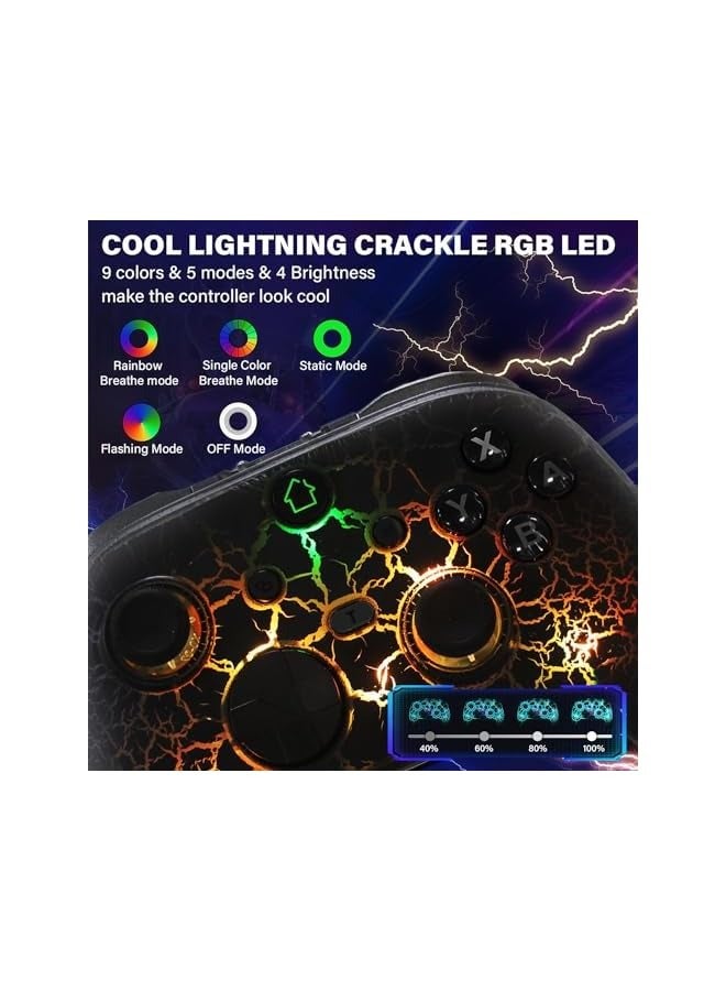 بروماس [تحتاج إلى ترقية] استبدال وحدة التحكم اللاسلكية LED لوحدة تحكم Xbox، وحدة تحكم مخصصة للوحة ألعاب الكمبيوتر مع TURBO، وظيفة ماكرو - Image 3