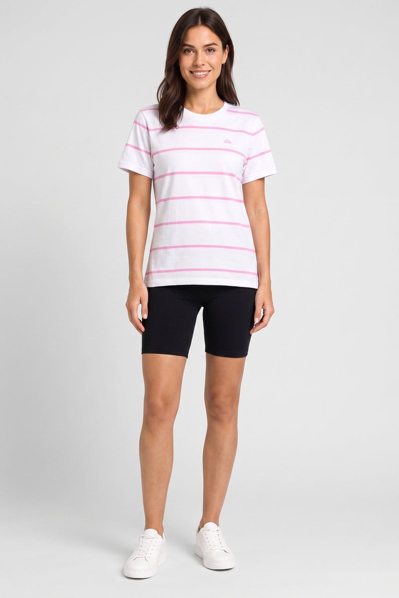 Ellesse Women Sportswear Fit Short Sleeve Outdoor T-Shirt, White - Image 2