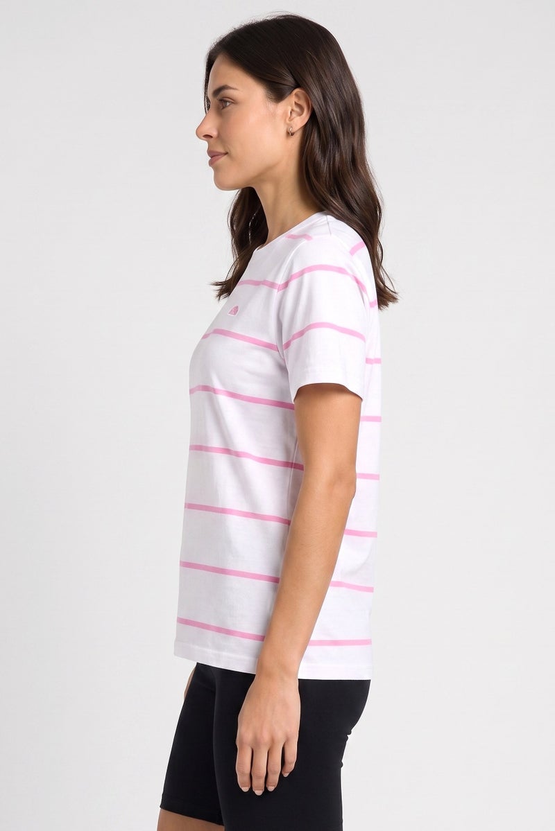 Ellesse Women Sportswear Fit Short Sleeve Outdoor T-Shirt, White - Image 3