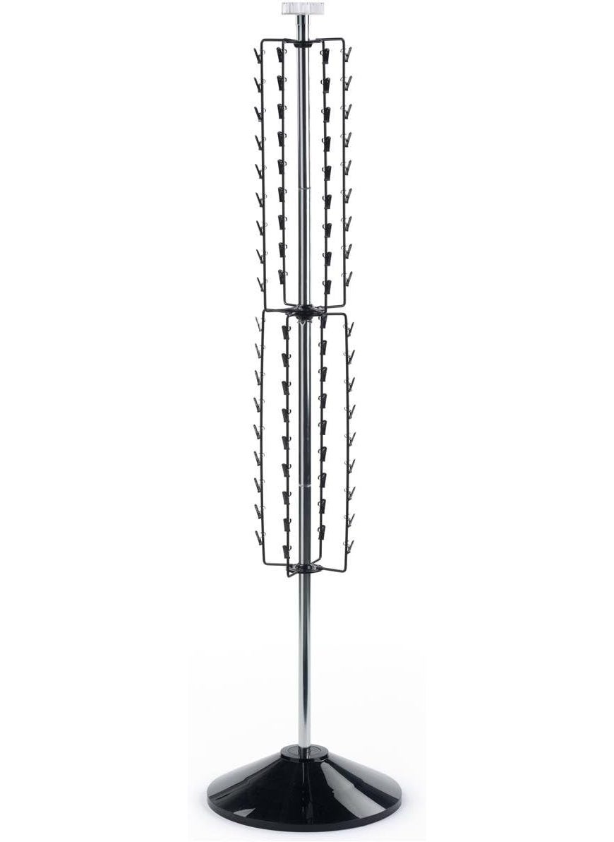 Displays2go Chip Strip Rack Features 72 Clasps 61h  - Image 2