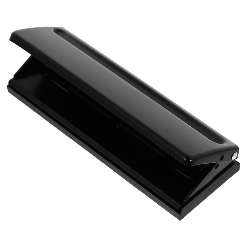 Adjustable 6 Hole Manual Paper Punch Black For Planner Binder Craft School Use - Image 2