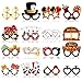 Harrycle 32 Pcs Casino Night Decorations Las Vegas Casino Glasses Paper Eyeglasses Poker Dice Selfie Photo Booth Props Kit Las Vegas Game Night Birthday Party Favors Supplies - Image 2
