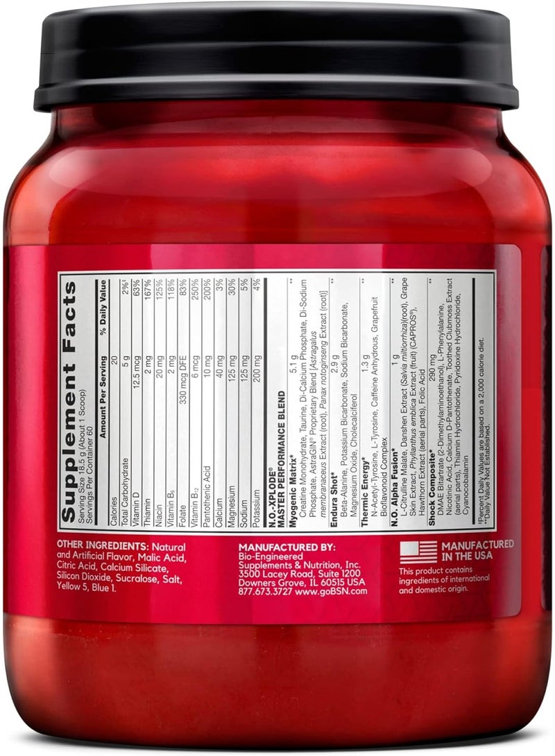 BSN N.O XPLODE 2.45LB 60SERV G. APPLE (6/CASE) - Image 2