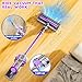 BLAXTEM 4in1 Kids Toy Vacuum That Works Toddler Pretend Play Cleaning Set with Real Suction Toys Working Cleaner Birthday Idea for 3 4 5 6 7 Year Girl Boy Purple - Image 4