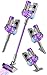 BLAXTEM 4in1 Kids Toy Vacuum That Works Toddler Pretend Play Cleaning Set with Real Suction Toys Working Cleaner Birthday Idea for 3 4 5 6 7 Year Girl Boy Purple - Image 3