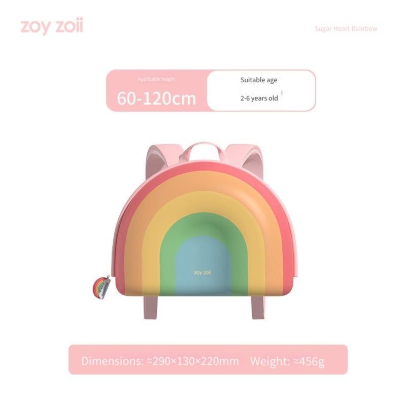 Kids Backpack: PU EVA Polyester Durable Waterproof Lightweight - Pressure Reducing Large Capacity Cute Bag for Kindergarten Trips - Image 3