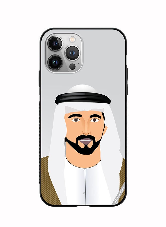 VR CREATIVE Protective Case Cover For Apple iPhone 11 Pro Max Sheikh Hamdan Bin Mohammed Bin Rashid Al Maktoum Design Multicolour - Image 1