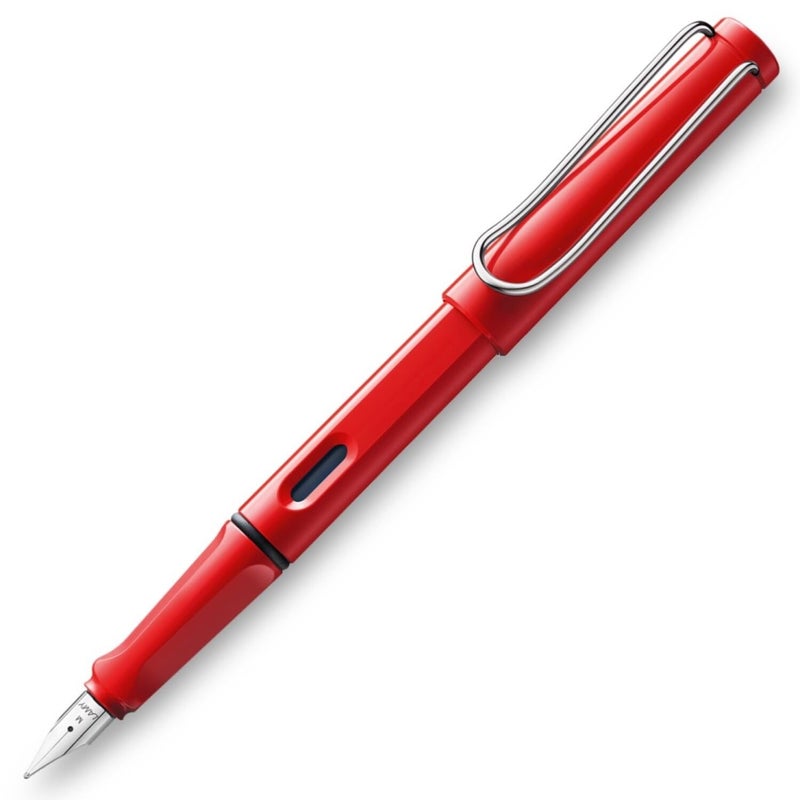 Lamy safari Fountain Pen - Elegant Design Cool Pens, Best Pens For Smooth Writing, Journaling, and Calligraphy - Red Fine Point Pen - Image 3