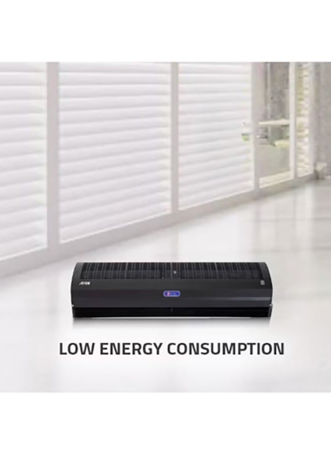 Arrow Air Curtain 90cm with Remote Control, 150W | Low Energy Consumption | 13 Fan Speed | Quit Design | Strong Air Flow | Black Color | RO-90CARC-B - Image 3