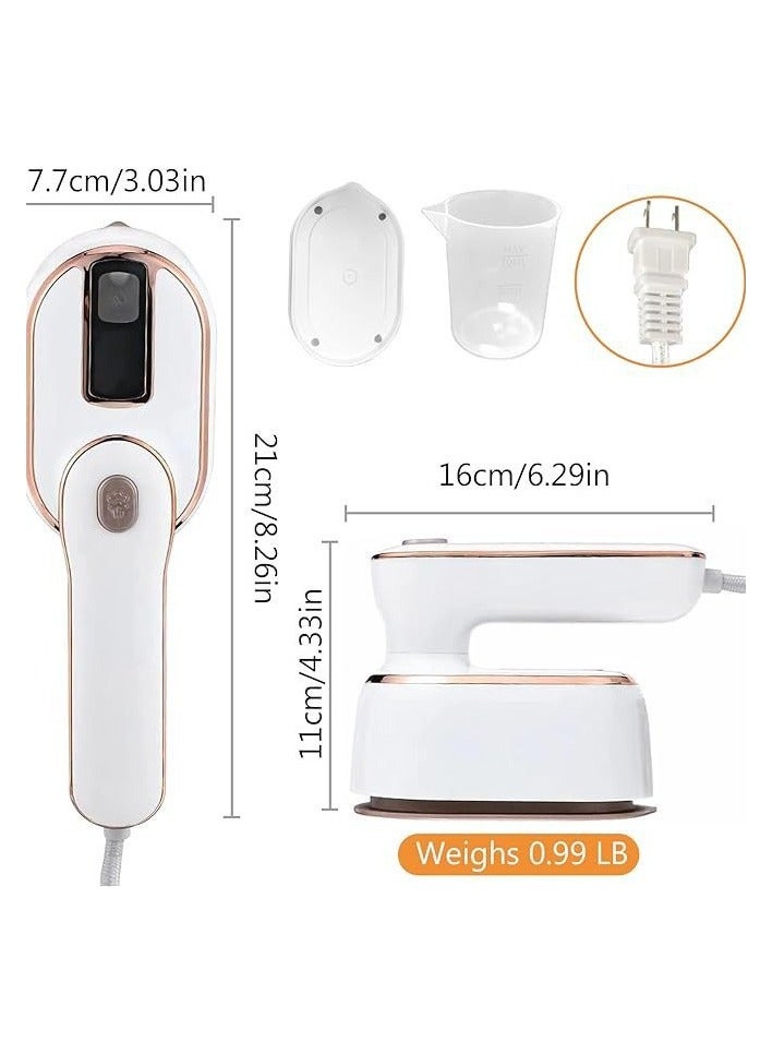 Aideli High-Power Portable Steam Iron | 2-in-1 Dry & Wet Ironing | 180° Rotatable Handle | Handheld Garment Steamer for Travel & Home - Image 5