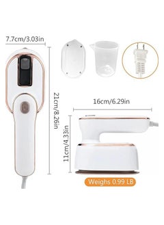 High-Power Portable Steam Iron | 2-in-1 Dry & Wet Ironing | 180° Rotatable Handle | Handheld Garment Steamer for Travel & Home - pzsku/Z2DE32819301086E52D18Z/45/_/1736325726/876ba378-b602-4683-a892-df43e708e87a