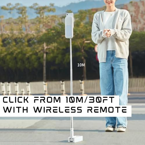 SMILEDRIVE® Mobile Stand for Recording | 360° Rotatable Phone Stand Holder with Rechargeable Dual LED Light | Upto 49” Extendible Selfie Stick Stand | Widely Compatible Smart Phone Holder - Image 2