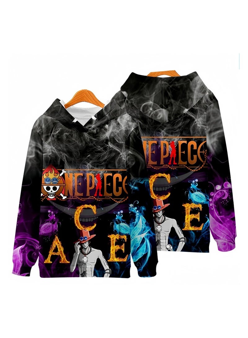 KUYING New One Piece Casual Loose Hooded Sweatshirt  - Image 1
