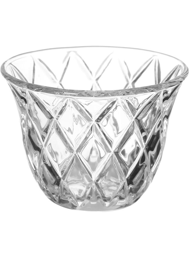 السيف غاليري طقم فناجين قهوة عربية ماكس 6 قطع شفاف - Image 2