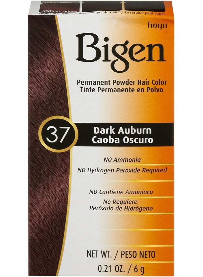 بايجن بيجين مسحوق تلوين الشعر الدائم 37 بني محمر داكن 6 جم - Image 1