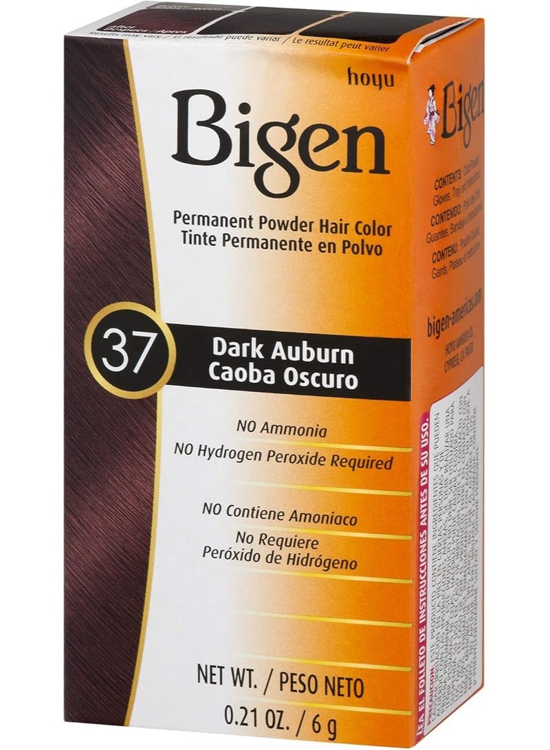 بايجن بيجين مسحوق تلوين الشعر الدائم 37 بني محمر داكن 6 جم - Image 2