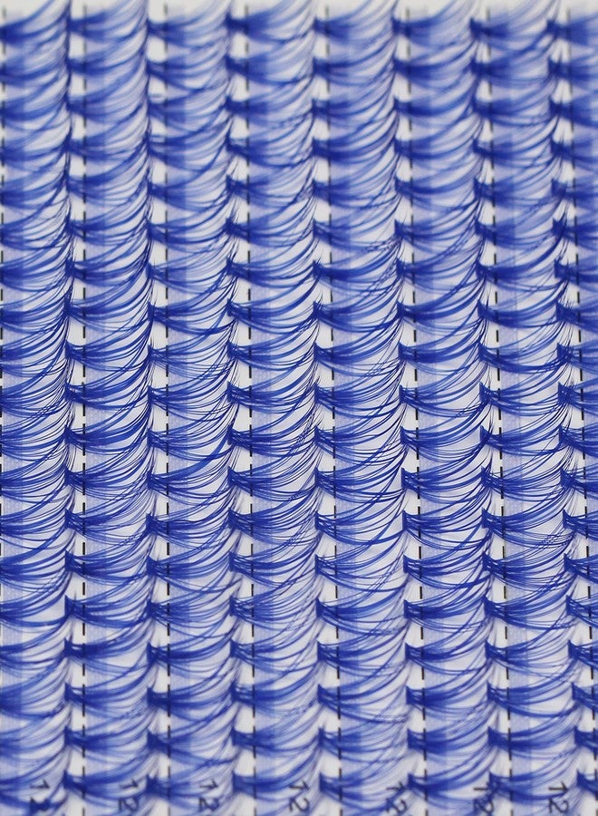 Bodermincer D Curl 240pcs 20D Lash Clusters Wispy Lashes Rose,Red,Blue,Black,Brown,Purple,Light Green,Dark Green Colors to Choose Lashes Cluster Eyelashes Eyelash Extension (18mm, Blue) - Image 4