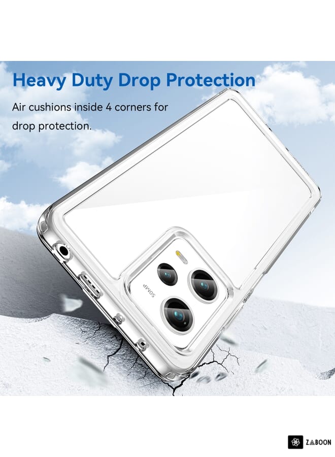 Zaboon Protective Case Cover For Xiaomi Redmi Note 12 Pro Speed Colorful Series Acrylic + TPU - Image 3