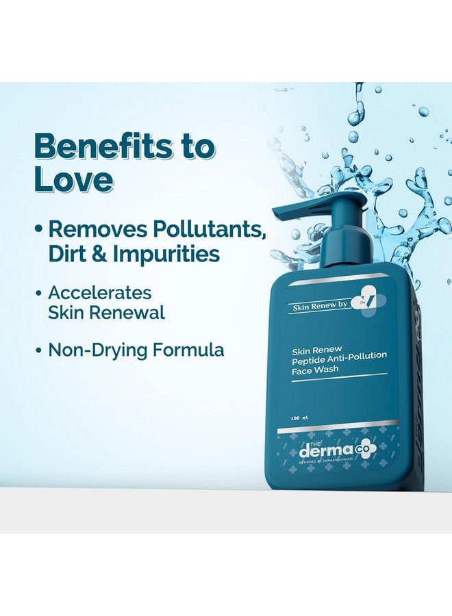 ذا ديرما كو . غسول الوجه المضاد للتلوث ببتيدات تجديد البشرة من دكتور في مع الببتيدات والنياسيناميد - 100 مل | حمض الساليسيليك بنسبة 0.5% | تقشير | تنظيف لطيف وعميق - Image 4