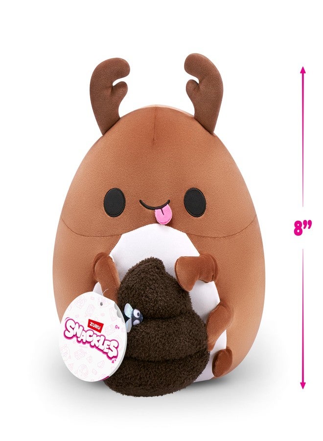 Snackles Non-Licensed Series 1 8-inch Plush (Penny) by ZURU, Plush with Snack Accessory - Image 4