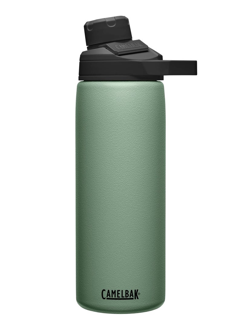 CamelBak Chute Mag 20oz Vacuum Insulated Stainless Steel Water Bottle, Moss - Image 1