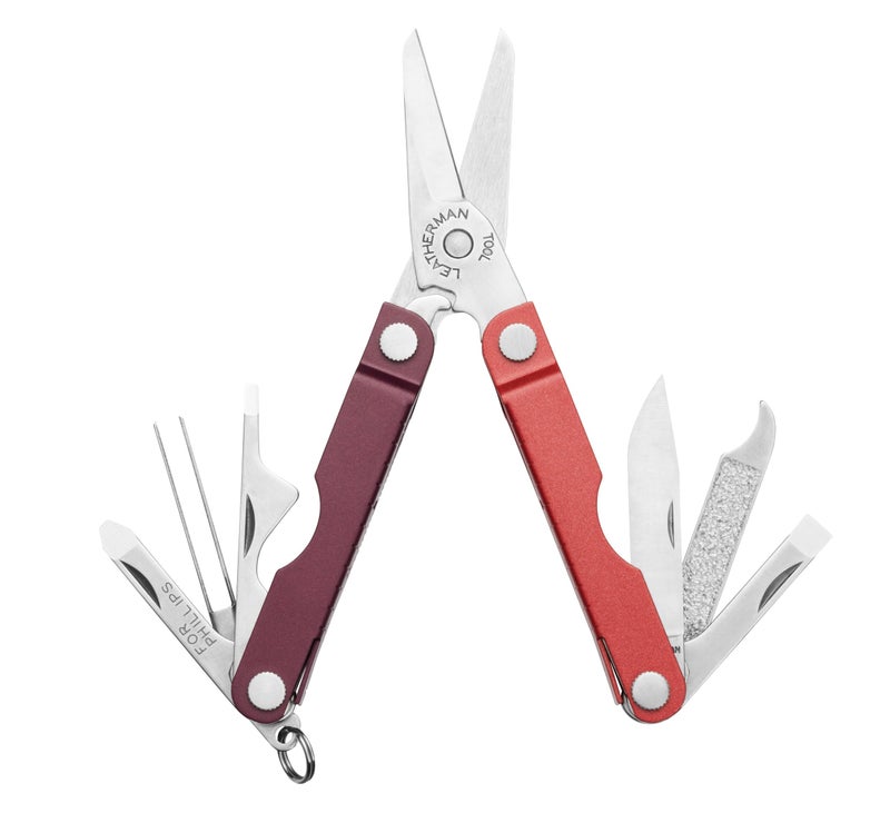 LEATHERMAN, Micra, Keychain Multi-tool with Grooming Tools, Mini Pocketknife for Everyday Carry (EDC), Hobbies & Outdoors, Built in the USA, Mulled Wine - Image 3