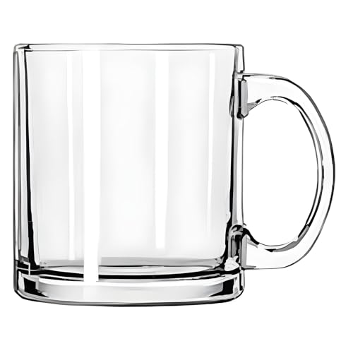 Bexter Pack of 2 Clear Glass Coffee Mugs – 13 oz Heavy-Duty Thick-Walled Cups for Hot Beverages – Durable, Elegant, Heat-Resistant Glassware for Coffee, Tea, Lattes, and More - Image 4