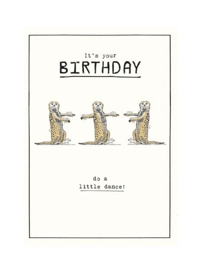 Pigment Pigment Meerkat It's Your Birthday Greeting Card 