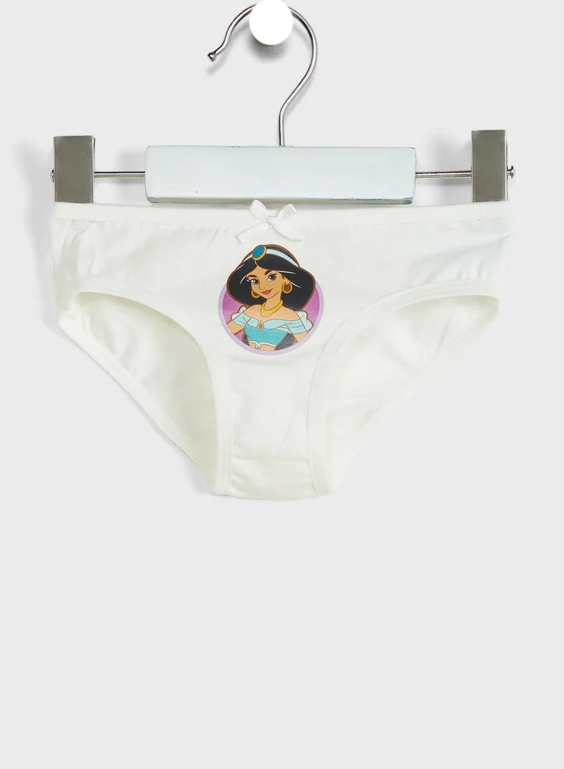 Disney Kids 3 Pack Princess Briefs