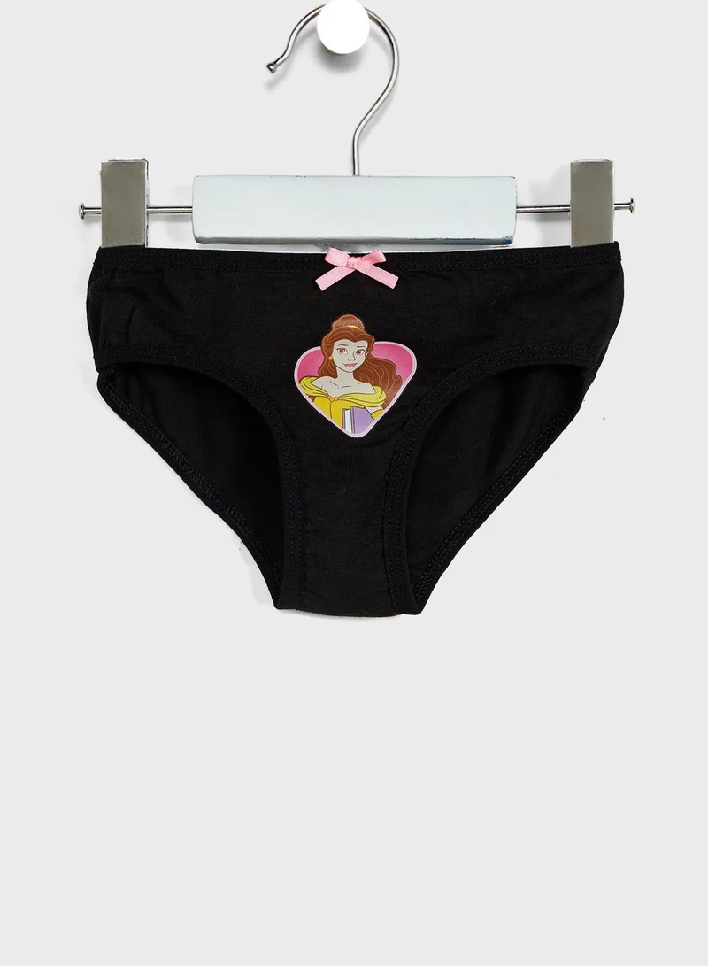 Disney Kids 3 Pack Princess Briefs