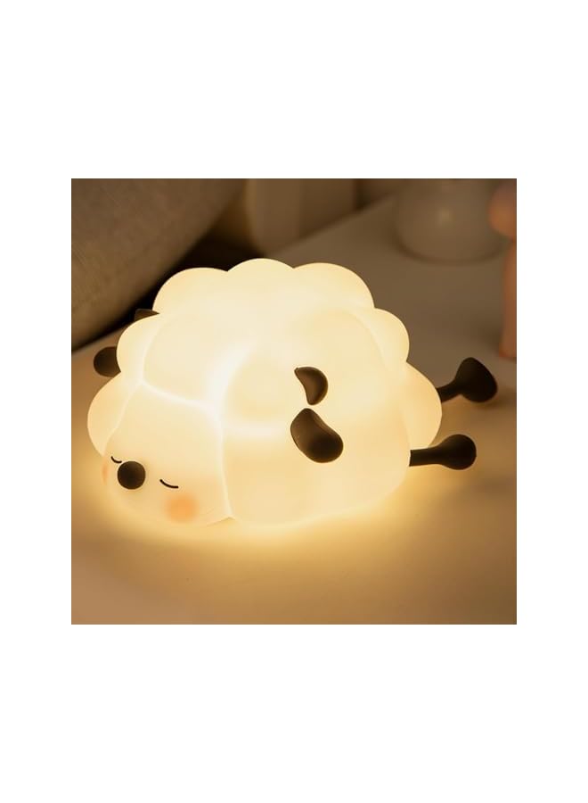 The Bros Rechargeable LED Night Light for Kids, 3-Level Dimmable Nursery Night light, Food Grade Silicone Squishy Lamp Perfect Bedside Touch Lamp with 30 Min Timer,Home Bedroom Table Decor - Image 2