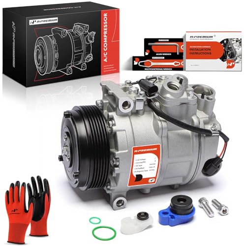 A-Premium Air Conditioner AC Compressor with Clutch Compatible with Mercedes-Benz C-Class C280 2008-2009, C300 2008-2010, C350 2008-2009, GL-Class GL450 GL550, ML-Class ML500, R-Class R350 R500 & More - Image 1