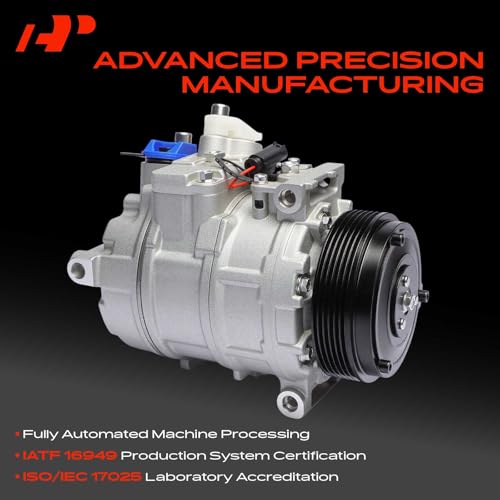A-Premium Air Conditioner AC Compressor with Clutch Compatible with Mercedes-Benz C-Class C280 2008-2009, C300 2008-2010, C350 2008-2009, GL-Class GL450 GL550, ML-Class ML500, R-Class R350 R500 & More - Image 3