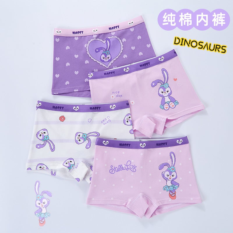 Children'S Underwear Pure Cotton Class A Cotton Not Clip Butt Boxer Pants Large Children Boys' Baby Cartoon Boxer Pants - Image 5