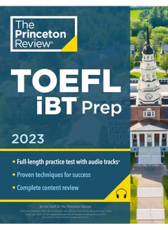 Princeton Review TOEFL iBT Prep with Audio/Listeni: Practice Test + Audio + Strategies & Review (2023)  - Image 1