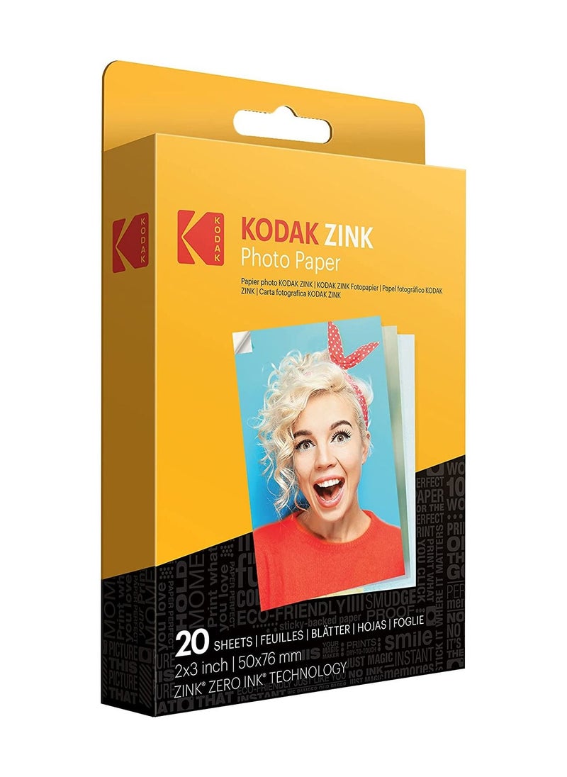 Kodak - Zink Paper For Printomatic 20 Sheets - Image 1