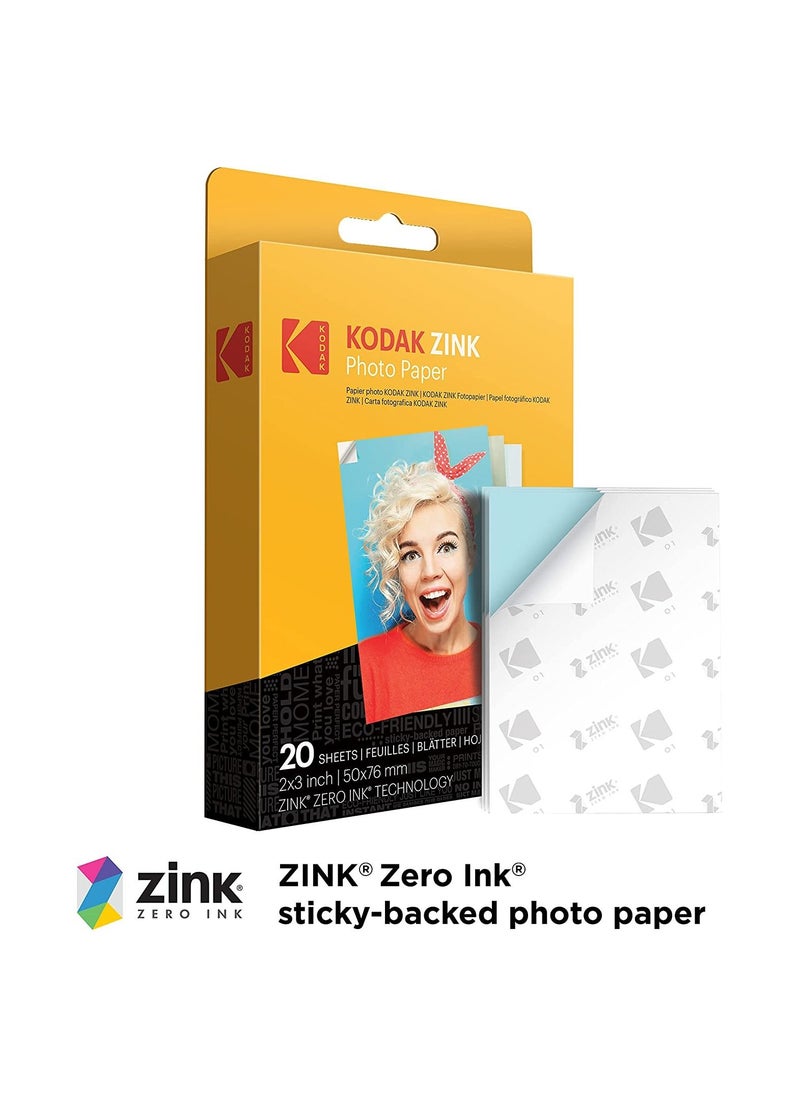 Kodak - Zink Paper For Printomatic 20 Sheets - Image 1