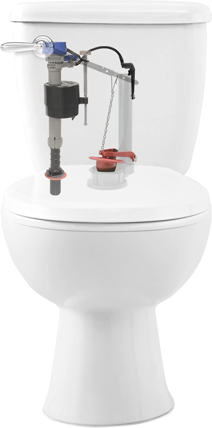 Fluidmaster K-400H-039 High Performance Toilet Fill Valve with 2-Inch Adjustable Toilet Flapper Kit - Image 5