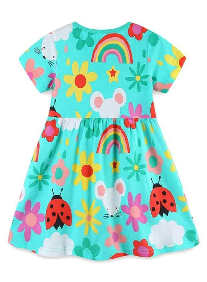YUNIQEE Printed A-Line Dress