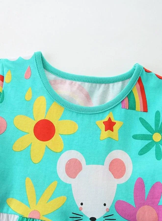 YUNIQEE Printed A-Line Dress