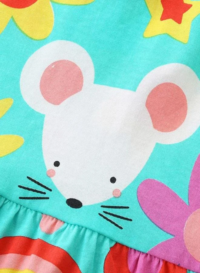 YUNIQEE Printed A-Line Dress