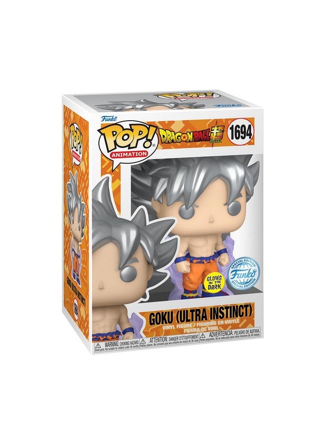 Funko Funko Pop Goku (Ultra Instinct) Glows in The Dark Special Edition 1694  - Image 1