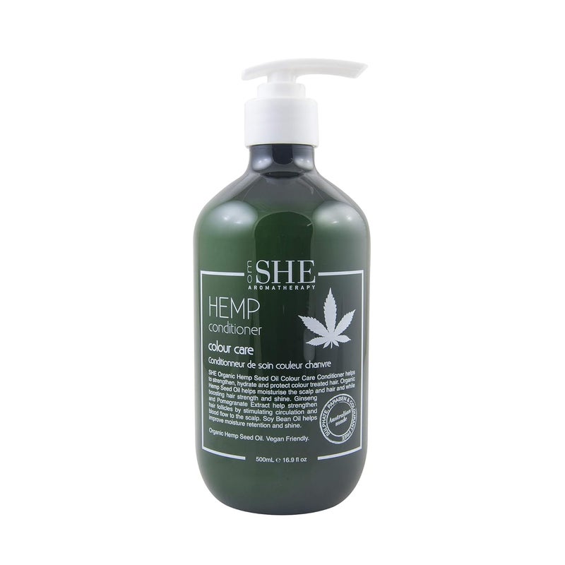OM SHE Aromatherapy Hemp Seed Oil Conditioner  Color Care