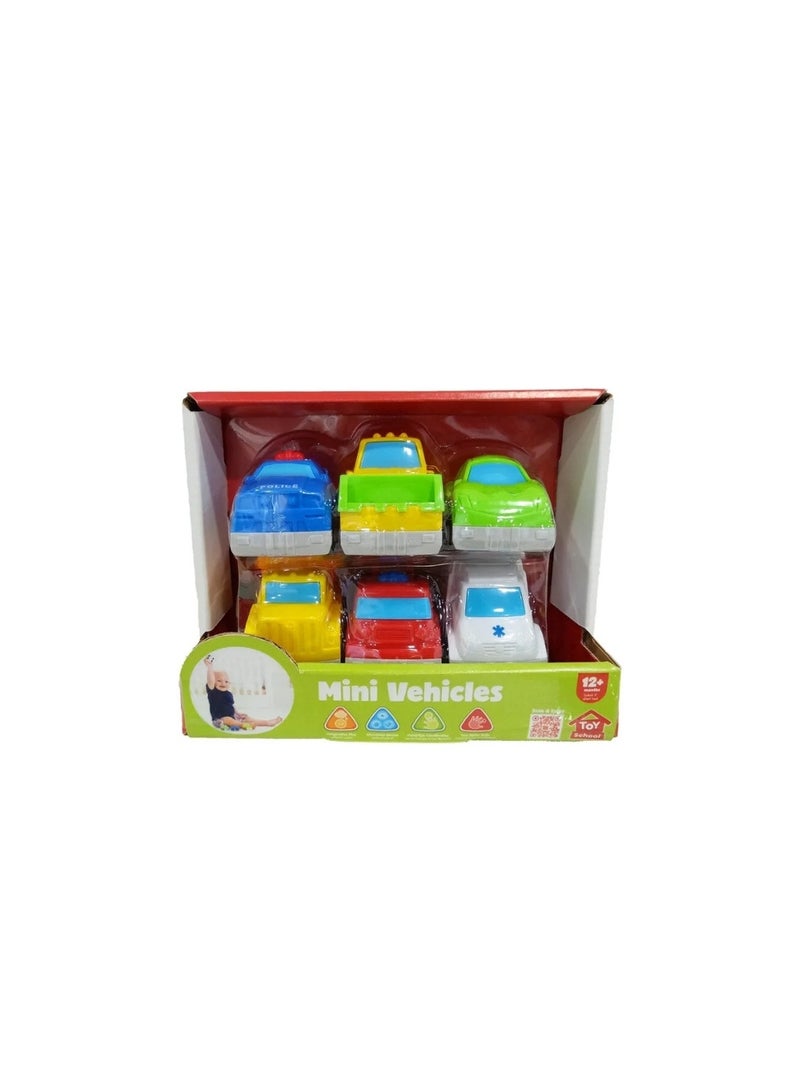 Hapee Capee Mini Vehicles, First Motor Toys for Babies, Freewheeling Vehicles, Compact to fit in small hands, Best gift toys for 6+ months. - Image 1