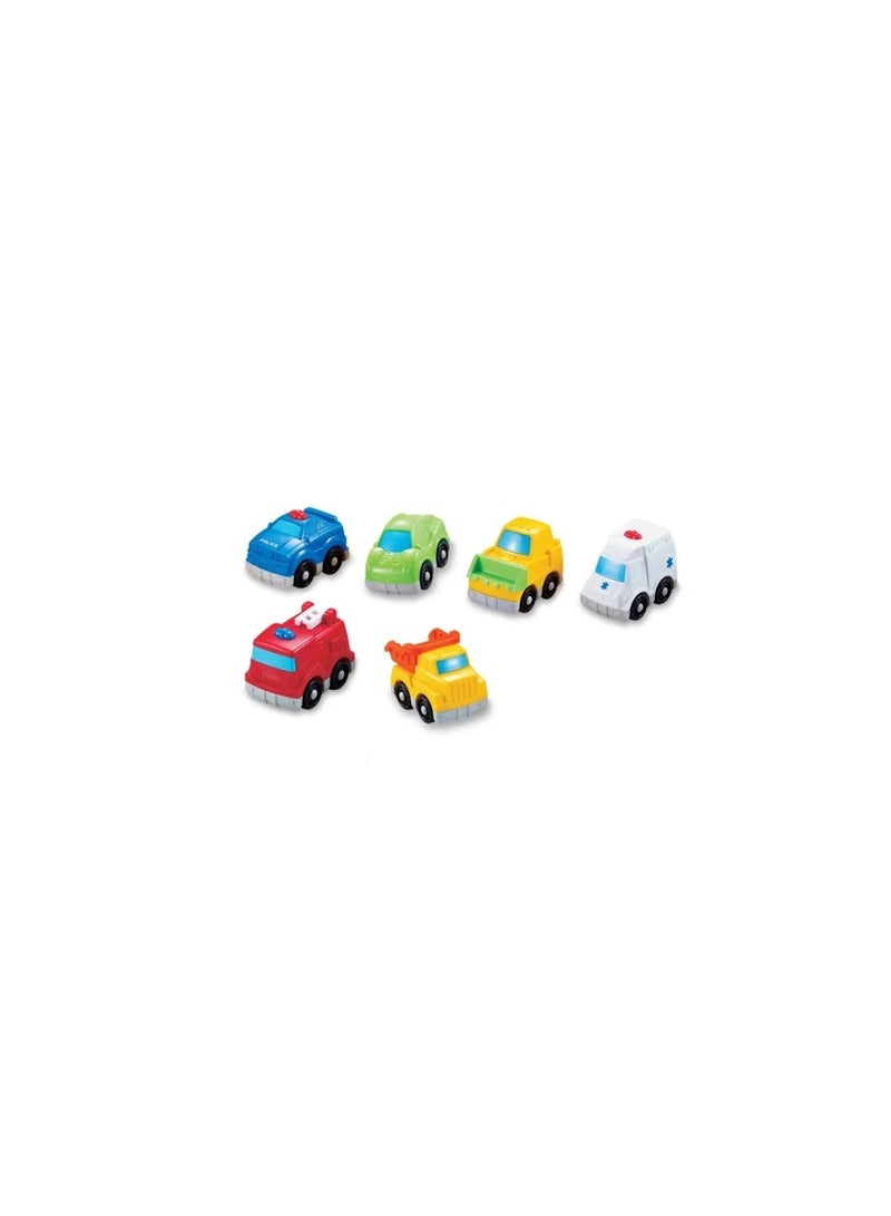 Hapee Capee Mini Vehicles, First Motor Toys for Babies, Freewheeling Vehicles, Compact to fit in small hands, Best gift toys for 6+ months. - Image 3