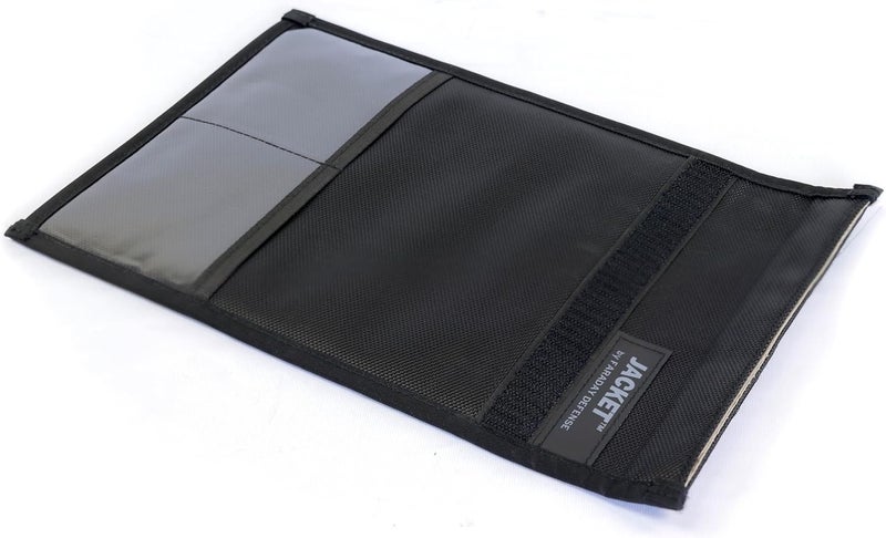 Faraday Defense Bag Jacket for Phones, Tablets, & Laptops | Device Shielding - Law Enforcement & Military, Data Security, Privacy, Anti-Tracking Anti-Hacking (Tablet) Black - Image 5