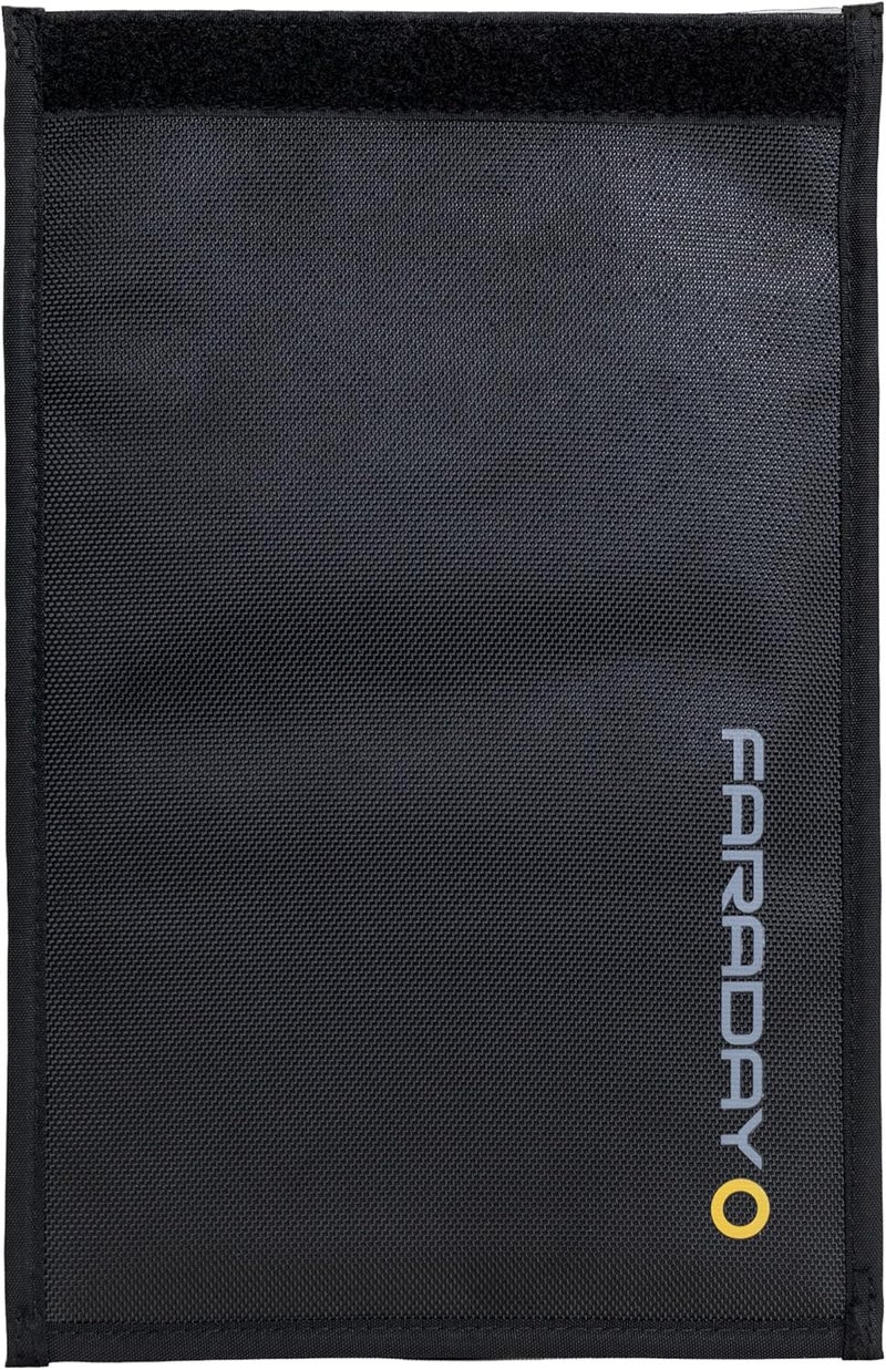 Faraday Defense Bag Jacket for Phones, Tablets, & Laptops | Device Shielding - Law Enforcement & Military, Data Security, Privacy, Anti-Tracking Anti-Hacking (Tablet) Black - Image 1