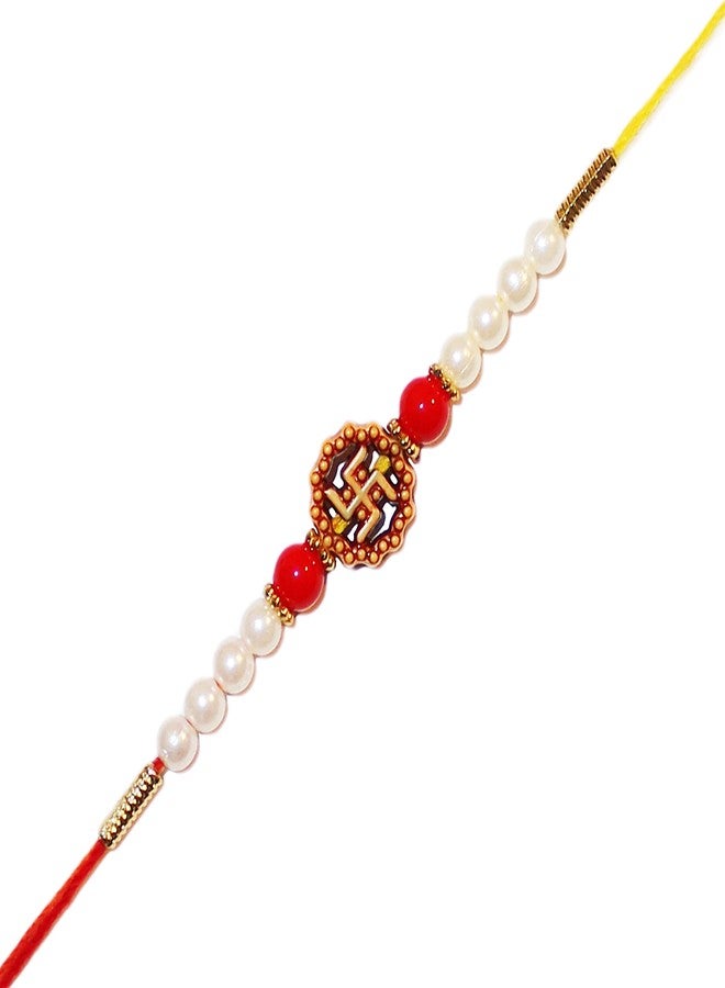 iberry's Rakhi Gift Pack with Set of Two Rakhi & Rakshabandhan Card and Roli Chawal for Brother | rakhi for brother (3434)-Best Gift from Sister - Image 2